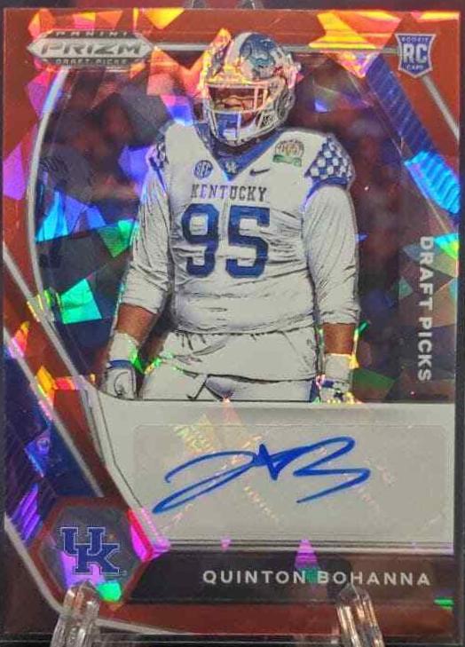Quinton Bohanna [Red Ice Prizm] #DPA-QBO