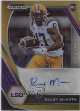 Racey McMath [Gold Prizm] #DPA-RAC