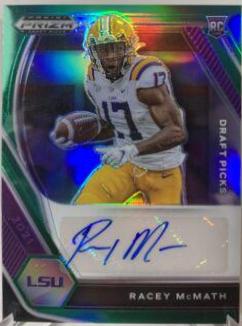 Racey McMath [Green Prizm] #DPA-RAC