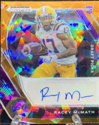 Racey McMath [Orange Ice Prizm] #DPA-RAC