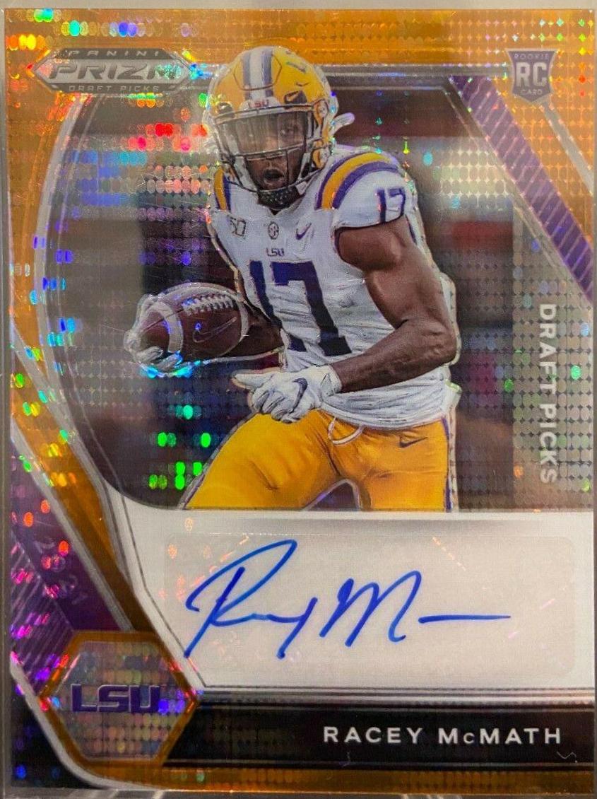 Racey McMath [Orange Pulsar Prizm] #DPA-RAC