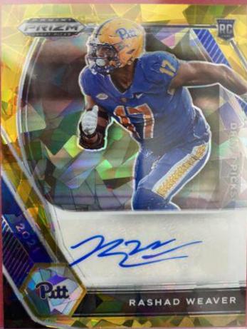 Rashad Weaver [Gold Ice Prizm] #DPA-RAS