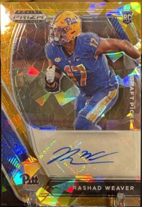 Rashad Weaver [Orange Ice Prizm] #DPA-RAS
