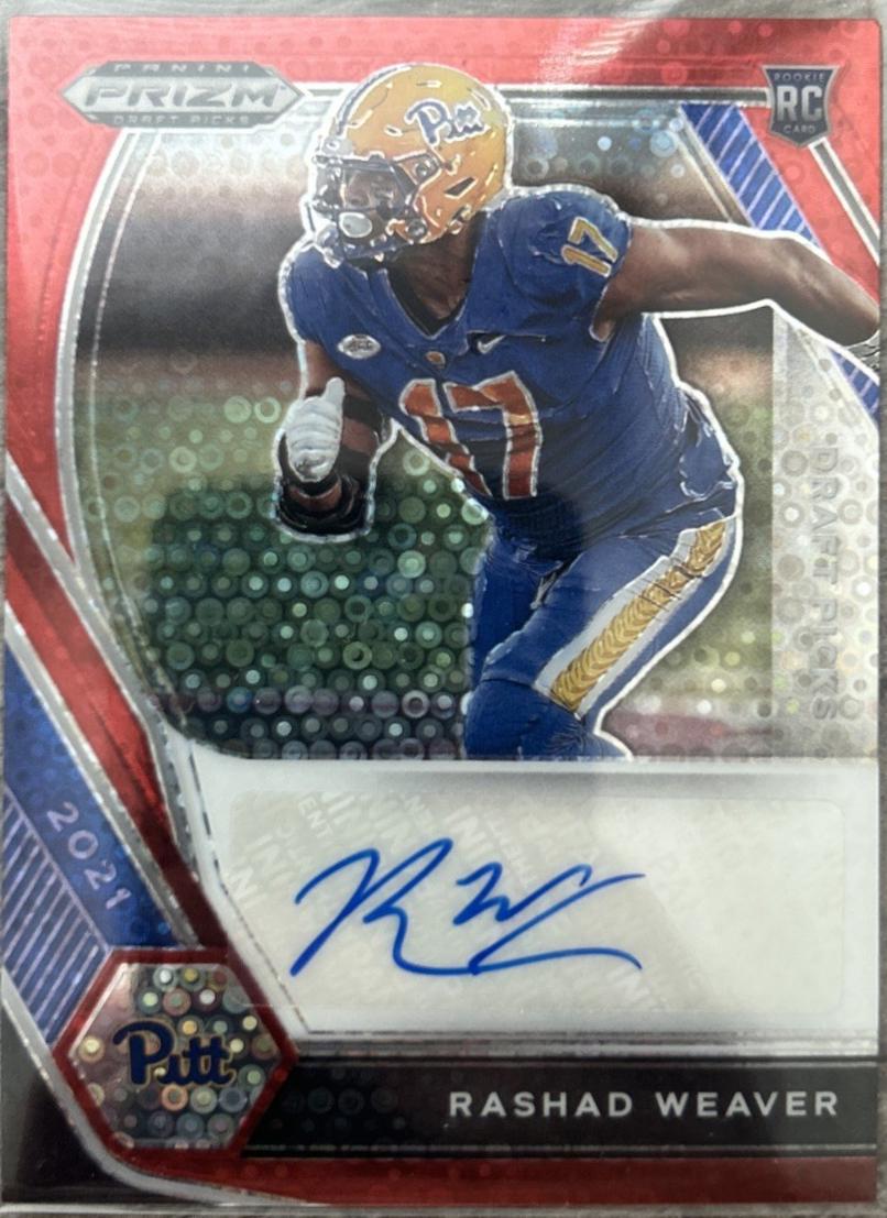Rashad Weaver [Red Circles Prizm] #DPA-RAS