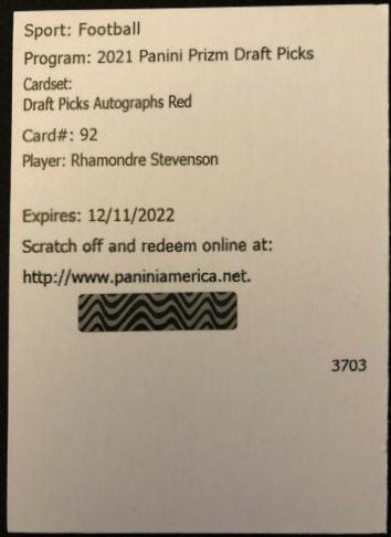 Rhamondre Stevenson #DPA-RST