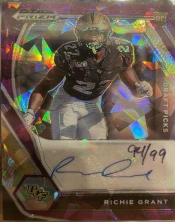 Richie Grant [Purple Ice Prizm] #DPA-RGR