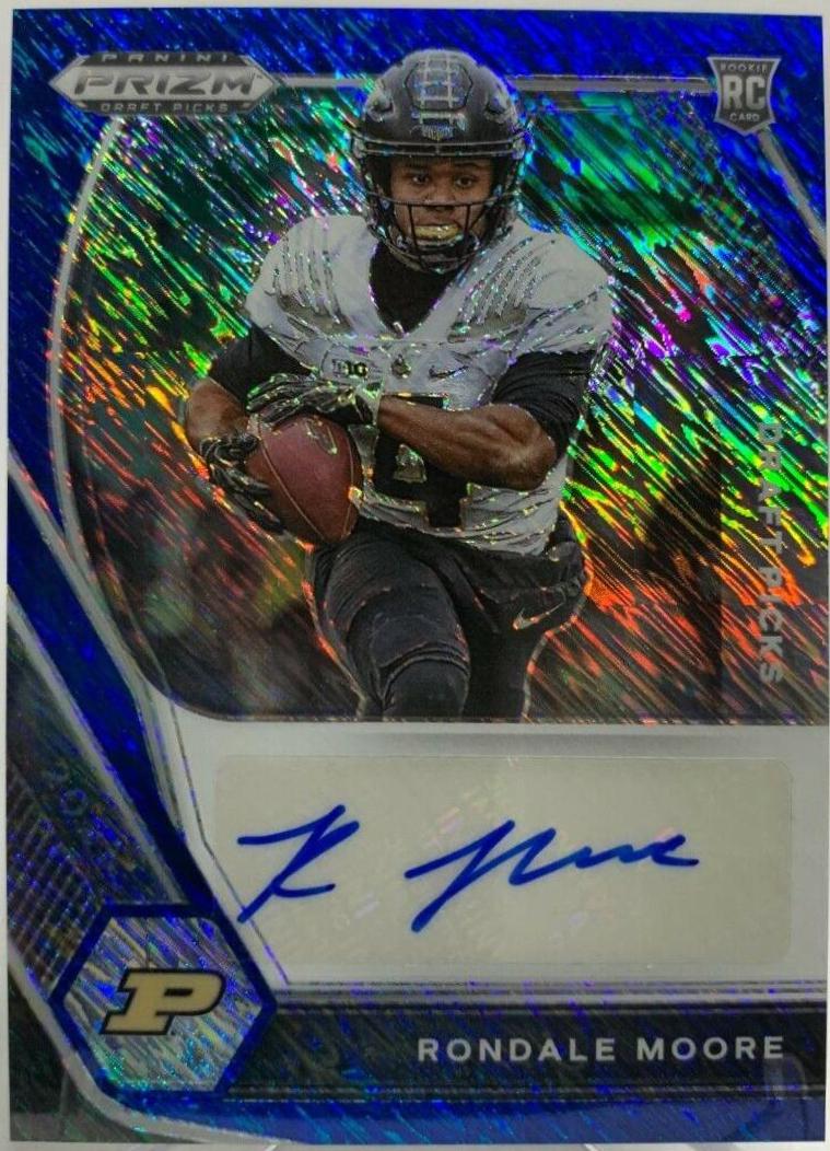 Rondale Moore [Blue Shimmer Prizm] #DPA-RMO