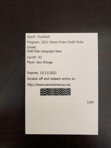 Sam Ehlinger [Silver Prizm] #DPA-SAM