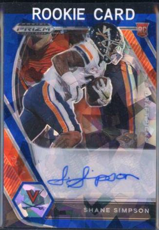 Shane Simpson [Blue Ice Prizm] #DPA-SSI