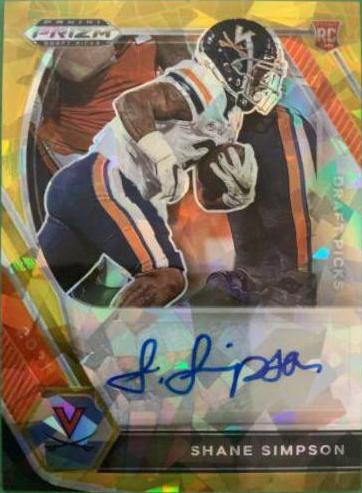 Shane Simpson [Gold Ice Prizm] #DPA-SSI