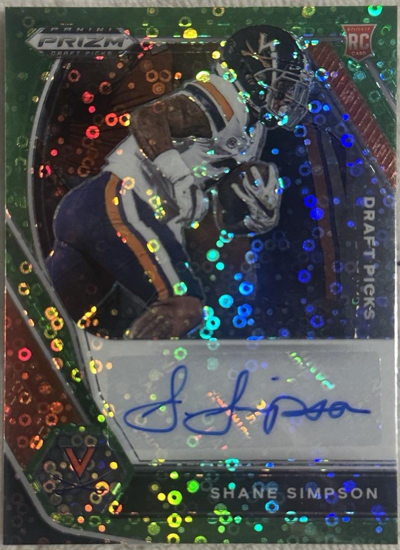 Shane Simpson [Neon Green Circles Prizm] #DPA-SSI