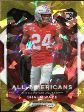 Shaun Wade [Gold Ice Prizm] #DPA-SWA