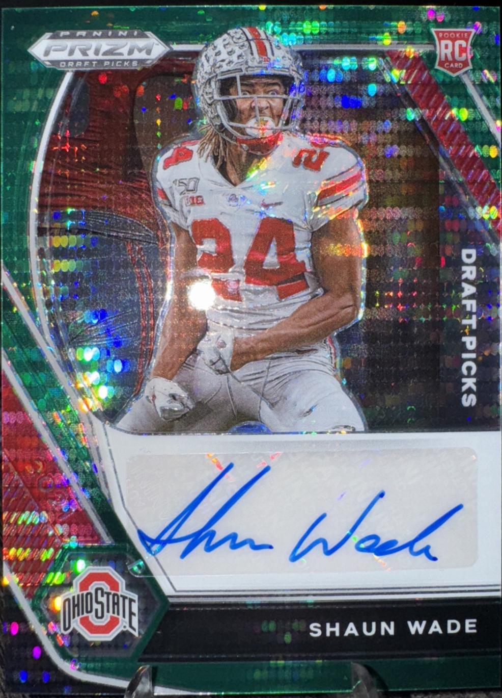 Shaun Wade [Green Pulsar Prizm] #DPA-SWA