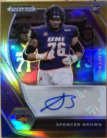 Spencer Brown [Gold Prizm] #DPA-SPE