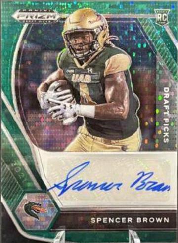 Spencer Brown [Green Pulsar Prizm] #DPA-SPB