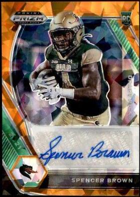 Spencer Brown [Orange Ice Prizm] #DPA-SPB