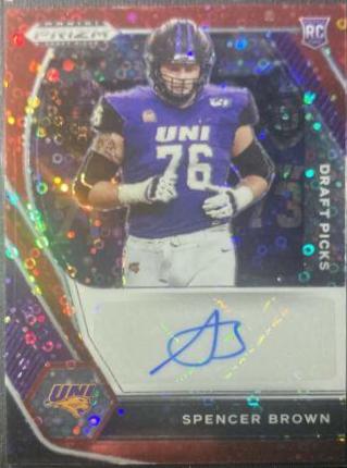 Spencer Brown [Red Circles Prizm] #DPA-SPE
