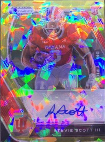Stevie Scott III [Gold Ice Prizm] #DPA-SSC