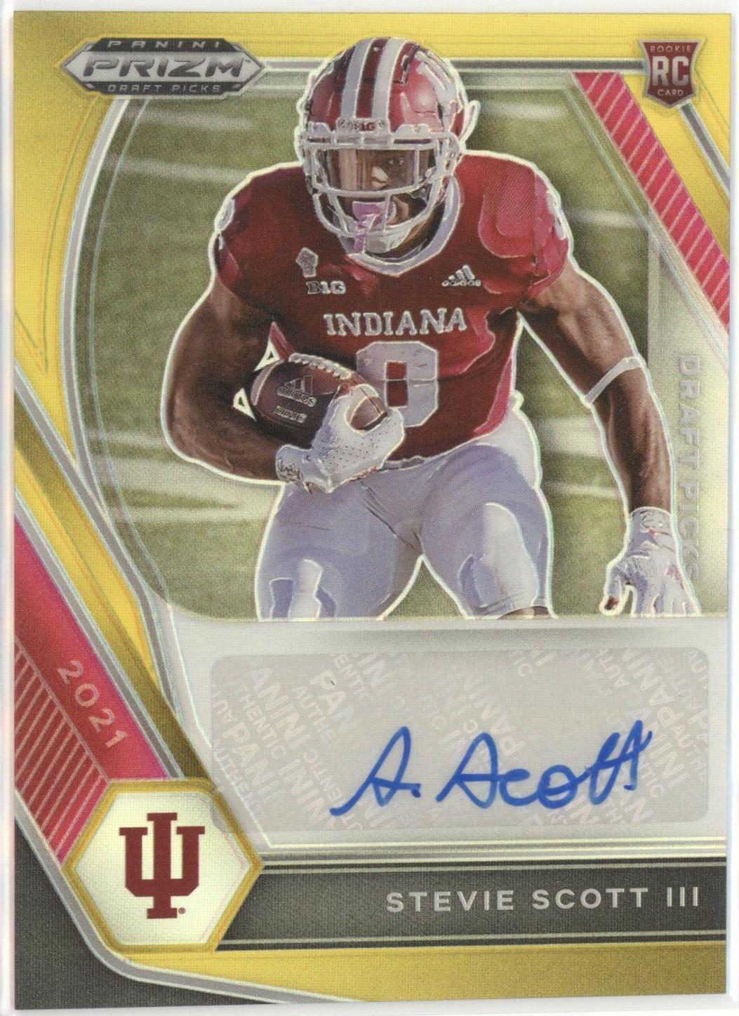 Stevie Scott III [Gold Prizm] #DPA-SSC
