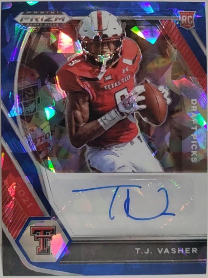 T. J. Vasher [Blue Ice Prizm] #DPA-TJV