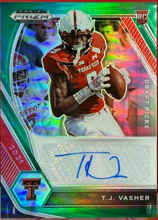 T. J. Vasher [Green Prizm] #DPA-TJV