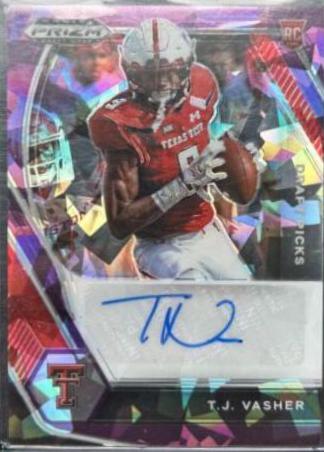 T. J. Vasher [Purple Ice Prizm] #DPA-TJV