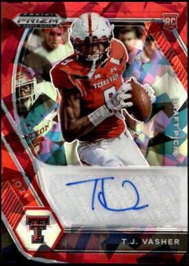 T. J. Vasher [Red Ice Prizm] #DPA-TJV