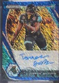 Tarron Jackson [Blue Shimmer Prizm] #DPA-TJA