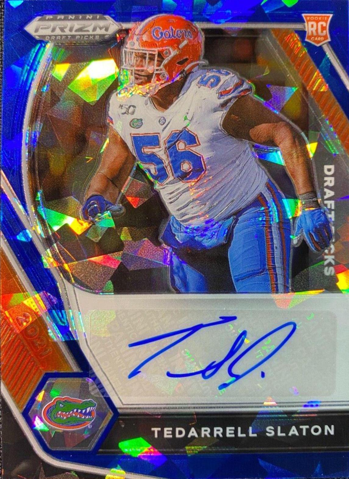 Tedarrell Slaton [Blue Ice Prizm] #DPA-TES