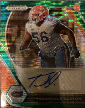 Tedarrell Slaton [Green Pulsar Prizm] #DPA-TES