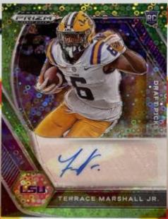 Terrace Marshall Jr. [Neon Green Circles Prizm] #DPA-TMJ