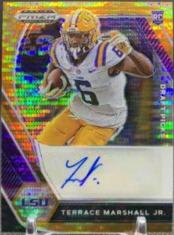 Terrace Marshall Jr. [Orange Pulsar Prizm] #DPA-TMJ
