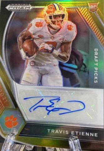 Travis Etienne [Black Gold Prizm] #DPA-TET