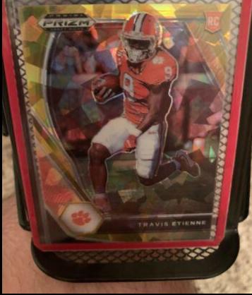 Travis Etienne [Gold Ice Prizm] #DPA-TET