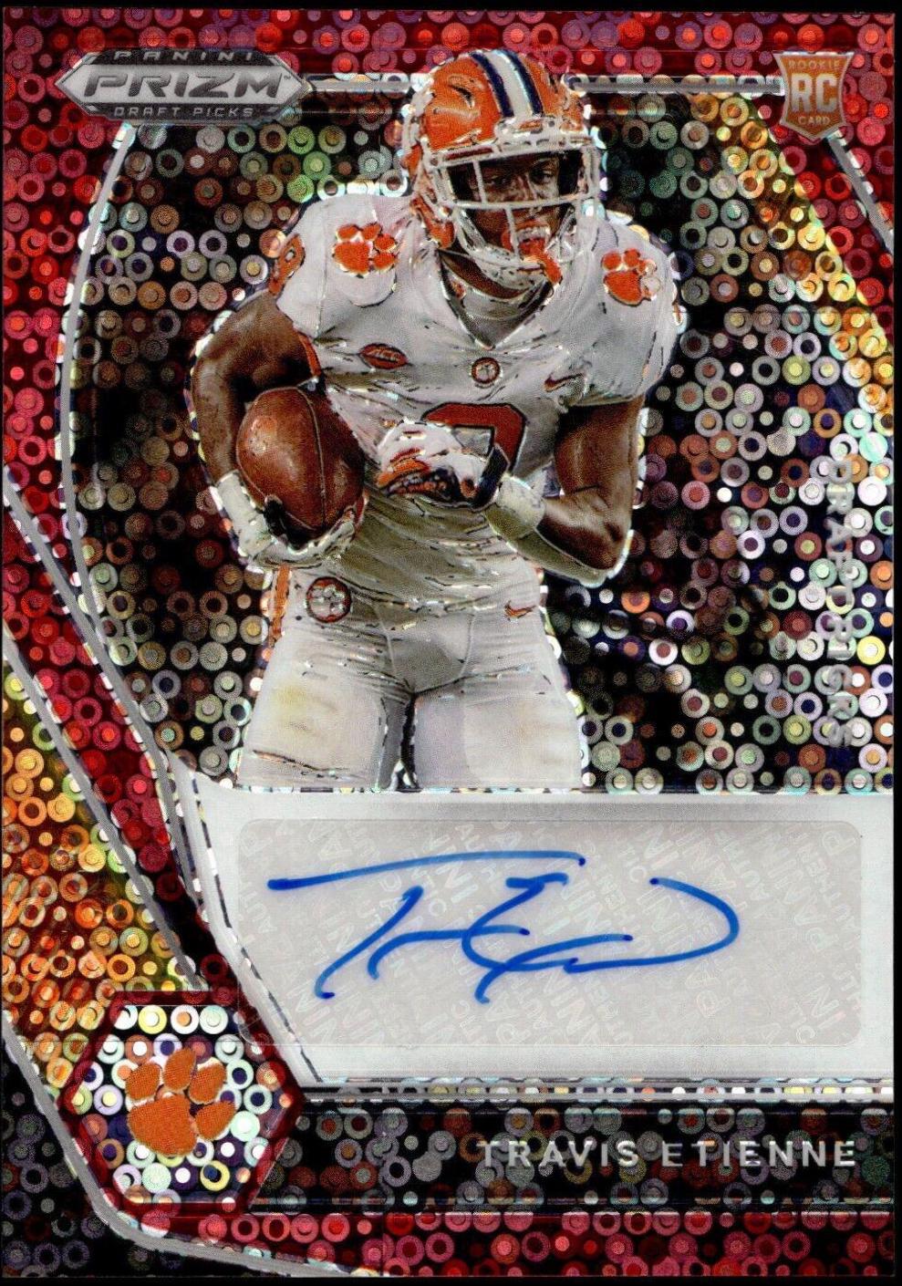 Travis Etienne [Red Circles Prizm] #DPA-TET