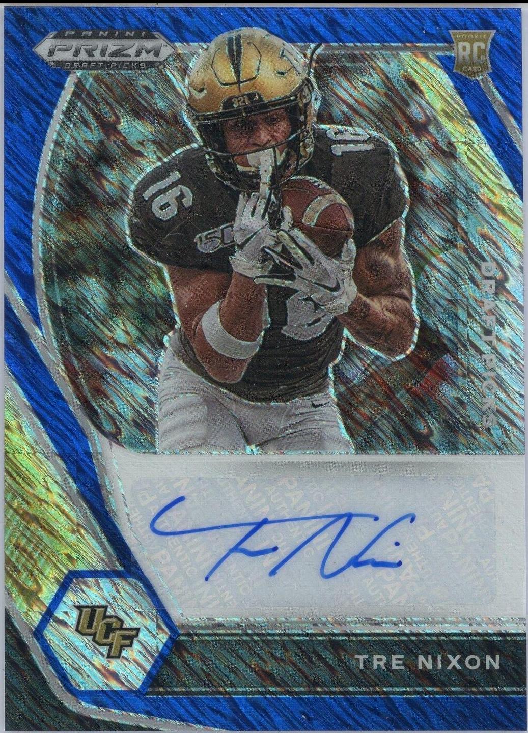 Tre Nixon [Blue Shimmer Prizm] #DPA-TRE