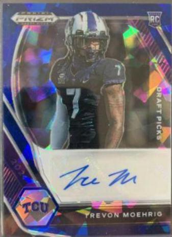 Trevon Moehrig [Blue Ice Prizm] #DPA-TRM