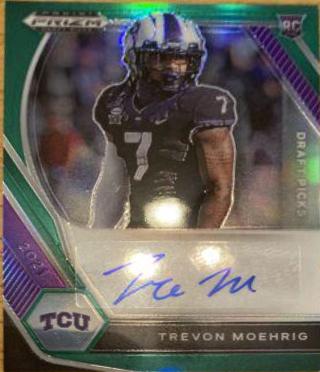 Trevon Moehrig [Green Prizm] #DPA-TRM