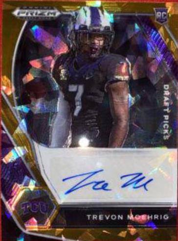 Trevon Moehrig [Orange Ice Prizm] #DPA-TRM