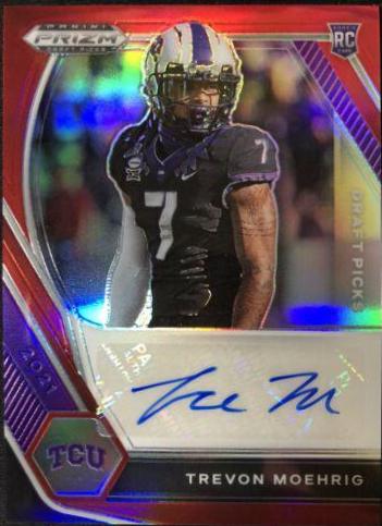 Trevon Moehrig [Red Prizm] #DPA-TRM