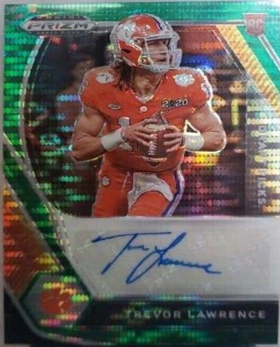 Trevor Lawrence [Green Pulsar Prizm] #DPA-TLW