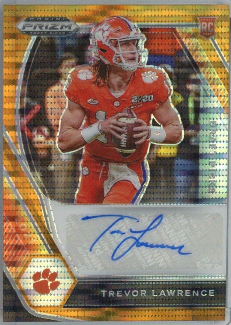 Trevor Lawrence [Orange Pulsar Prizm] #DPA-TLW