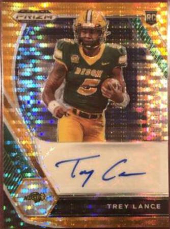 Trey Lance [Gold Prizm] #DPA-TLA