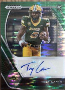 Trey Lance [Green Pulsar Prizm] #DPA-TLA