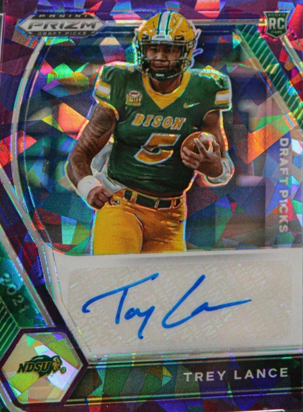 Trey Lance [Purple Ice Prizm] #DPA-TLA