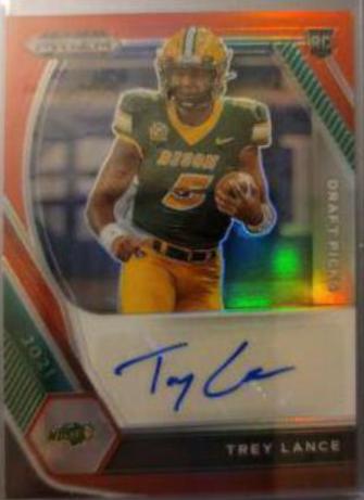 Trey Lance [Red Prizm] #DPA-TLA