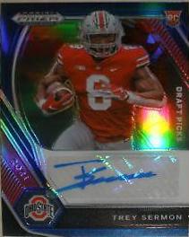 Trey Sermon [Blue Prizm] #DPA-TSE