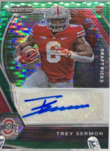 Trey Sermon [Green Pulsar Prizm] #DPA-TSE