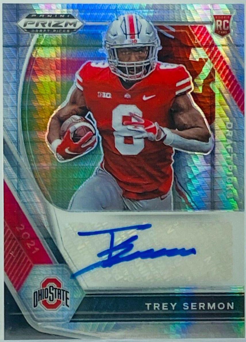 Trey Sermon [Hyper Prizm] #DPA-TSE