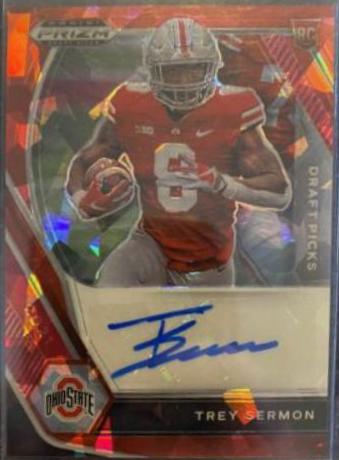 Trey Sermon [Red Ice Prizm] #DPA-TSE